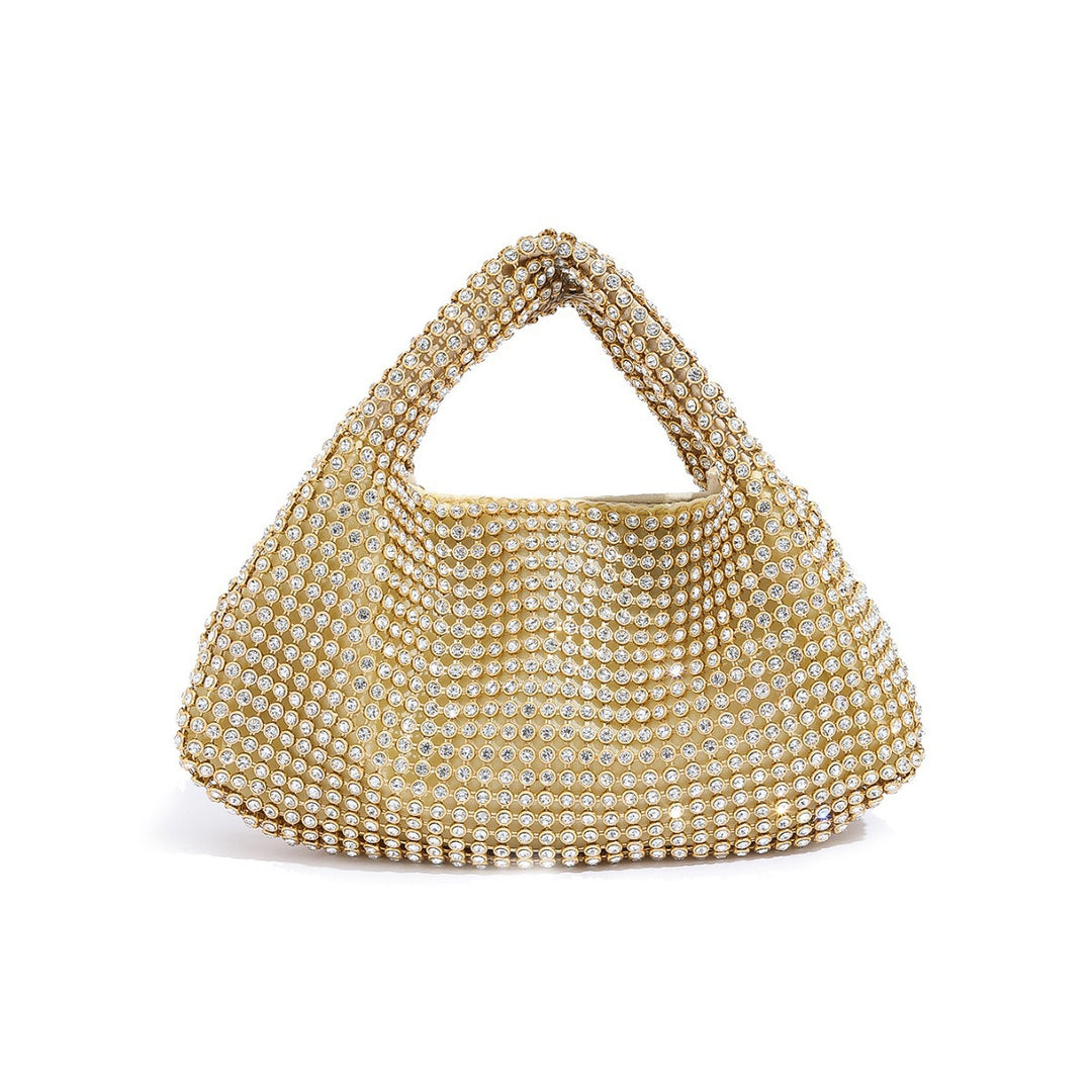 Crystal-Embellished Evening Handbag