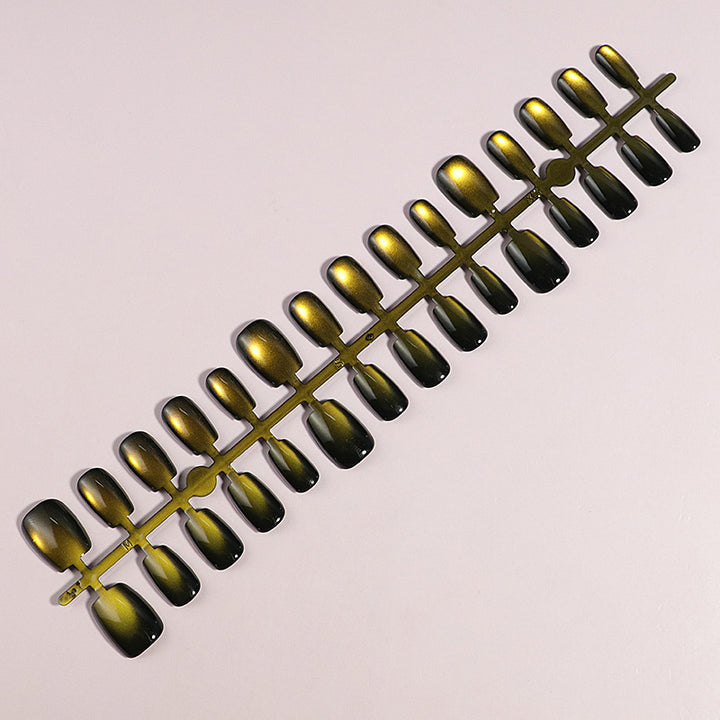 Glossy Metallic Press-On Nail Tips Stornfield