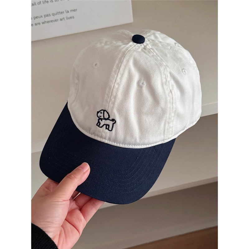 Women's Casual Embroidered Dog Baseball Cap Stornfield