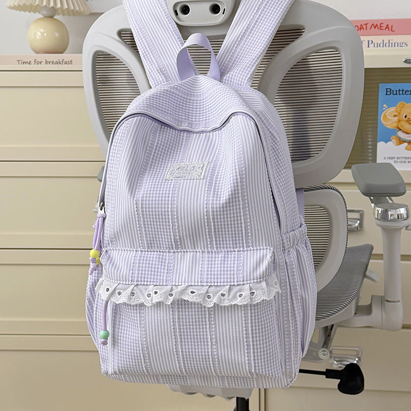 Stylish Striped Design Backpack Stornfield