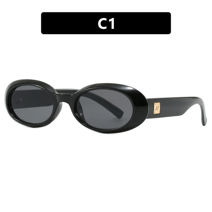 Ladies exclusive sunglasses in elegant oval design Stornfield
