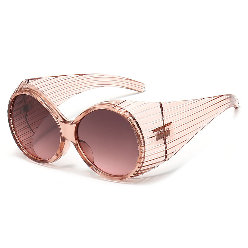 Women Oversized Cat-Eye Sunglasses with Stylish, Textured Frame Stornfield
