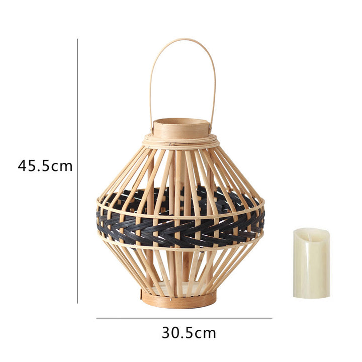 Decorative Rattan Lantern Stornfield