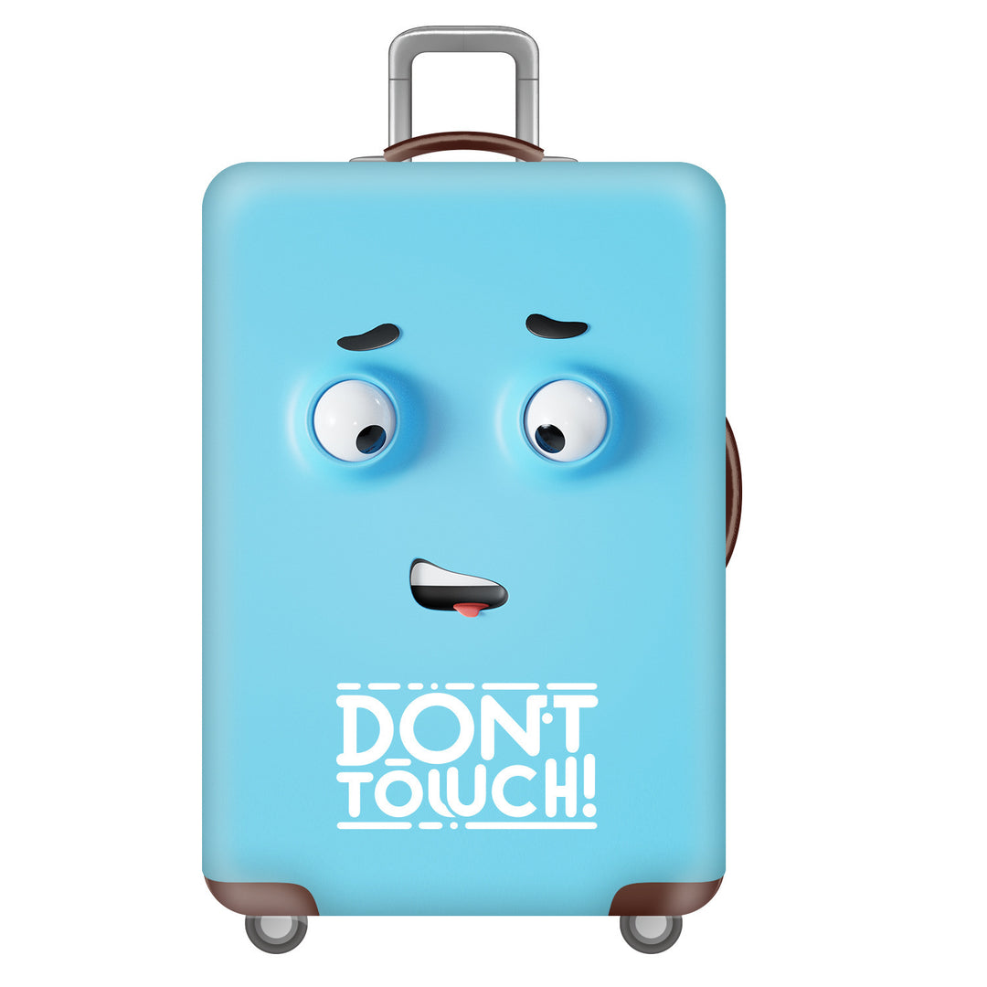 Unisex hard-shell suitcase with funny monster design Stornfield