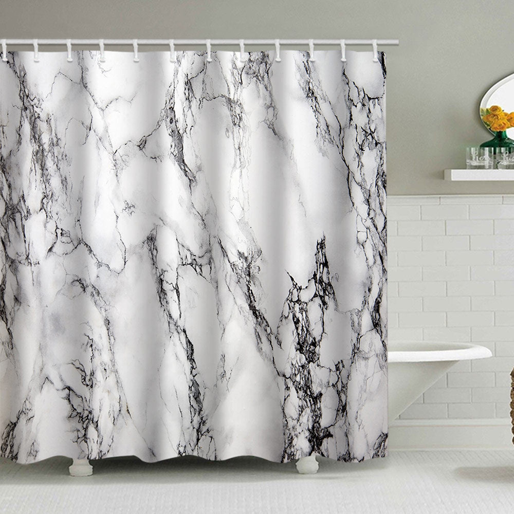 Artistic Marble Design Shower Curtain Stornfield