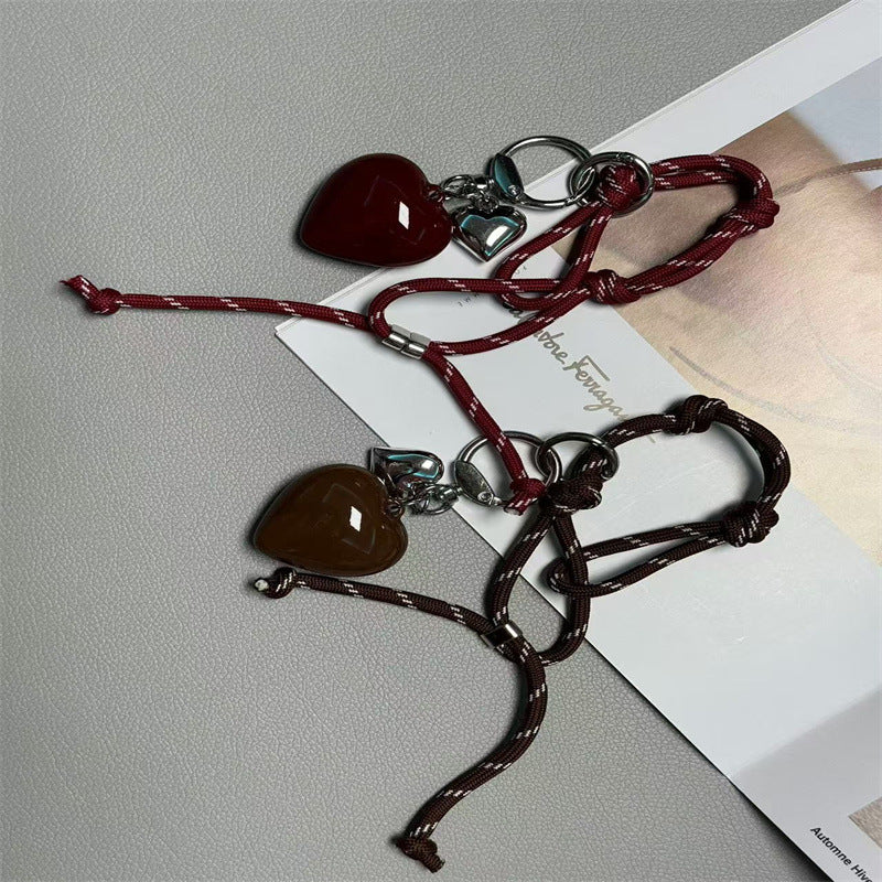 Heart-Shaped Decorative Keychain Stornfield