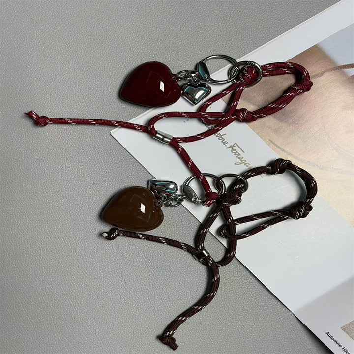 Heart-Shaped Decorative Keychain Stornfield