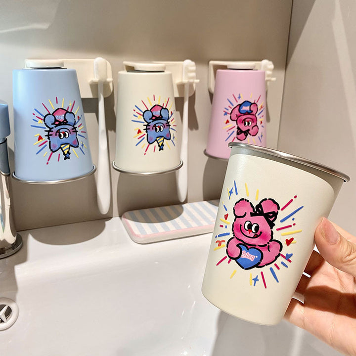 Wall cup holder with creative animal design Stornfield