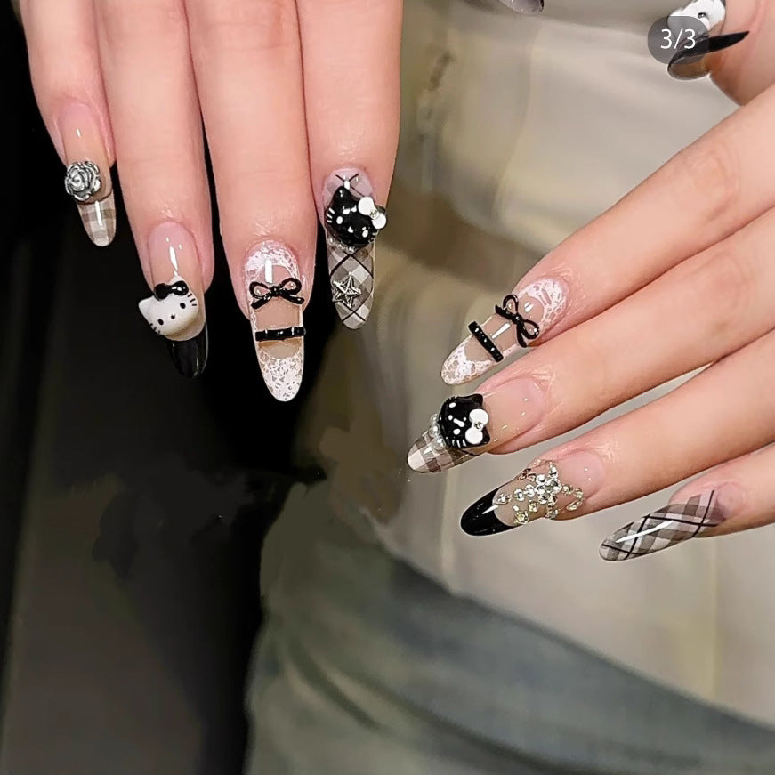 Creative Thematic Press-On Nail Design Stornfield