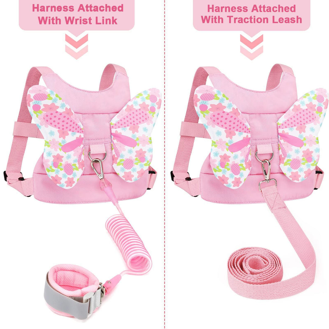 Butterfly-Themed Toddler Harness Backpack Stornfield