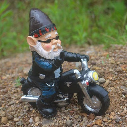 Garden figure in motorcycle look Stornfield