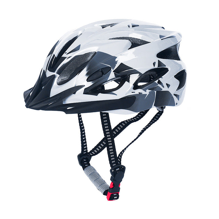 adjustable ventilated road and mountain cycling helmet with visor and rear dial fit Stornfield