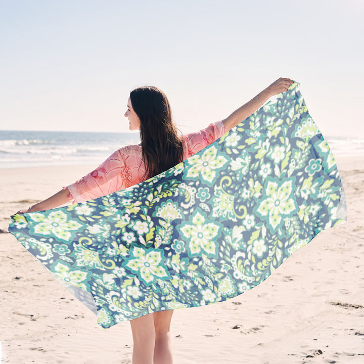 Beach towel in elegant jellyfish design Stornfield