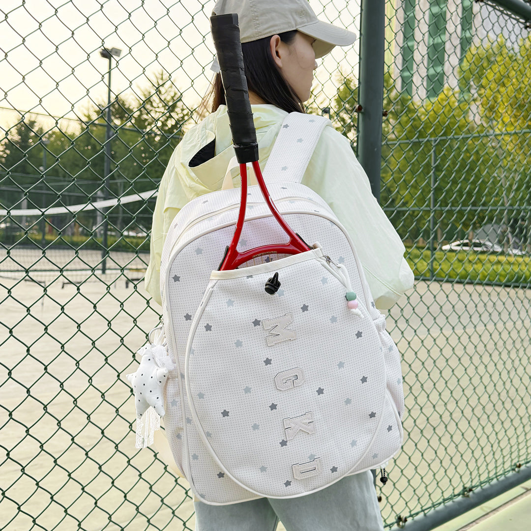 Star-Patterned Casual School Backpack Stornfield