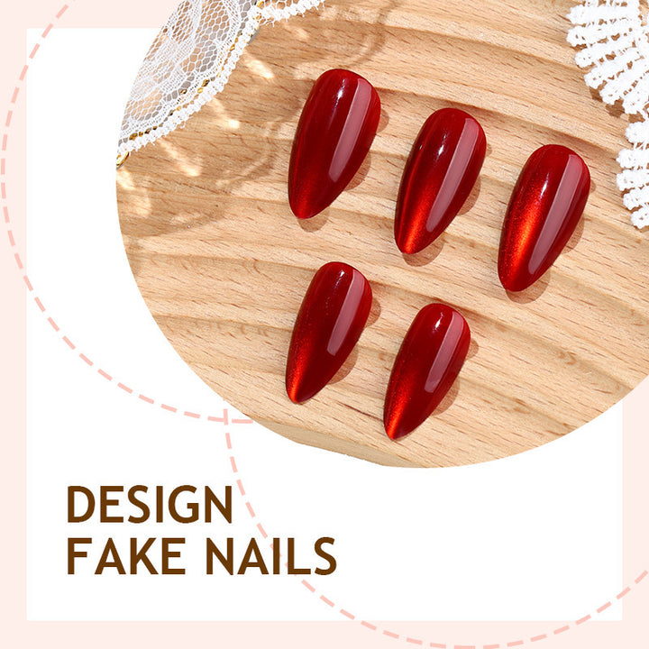 Artificial nail set with glossy design Stornfield
