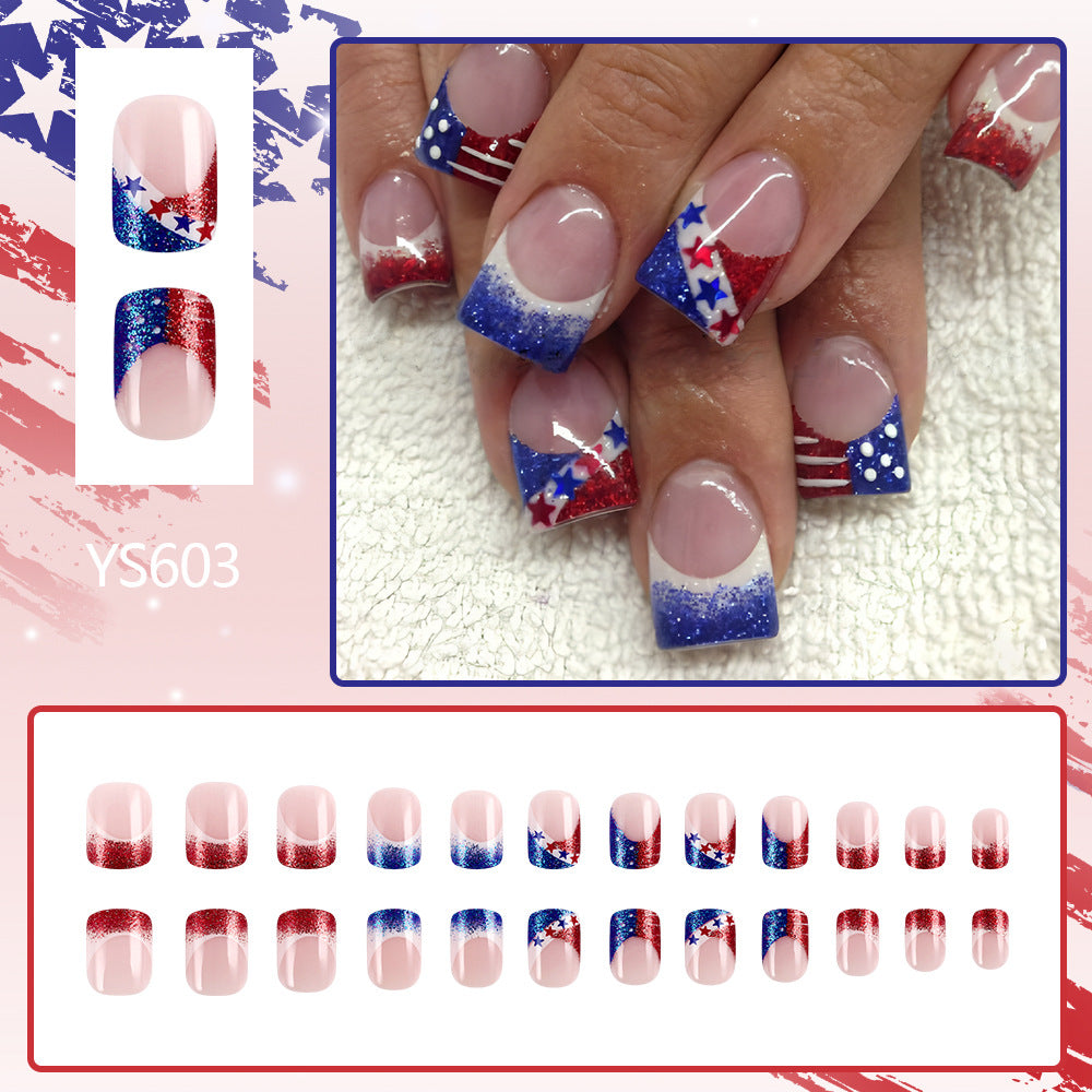Star-Spangled Press-On Nail Art Stornfield