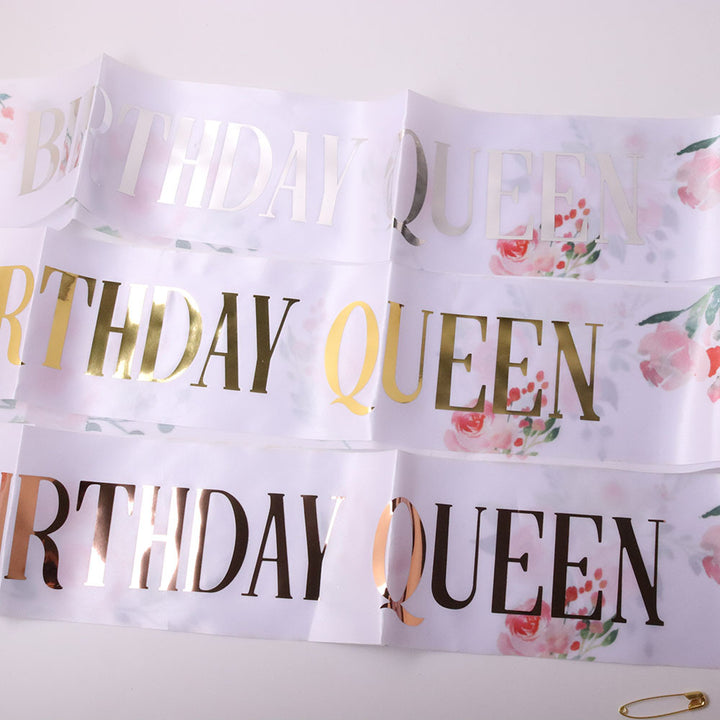 Women's Festive Crown with Elegant Sash Stornfield