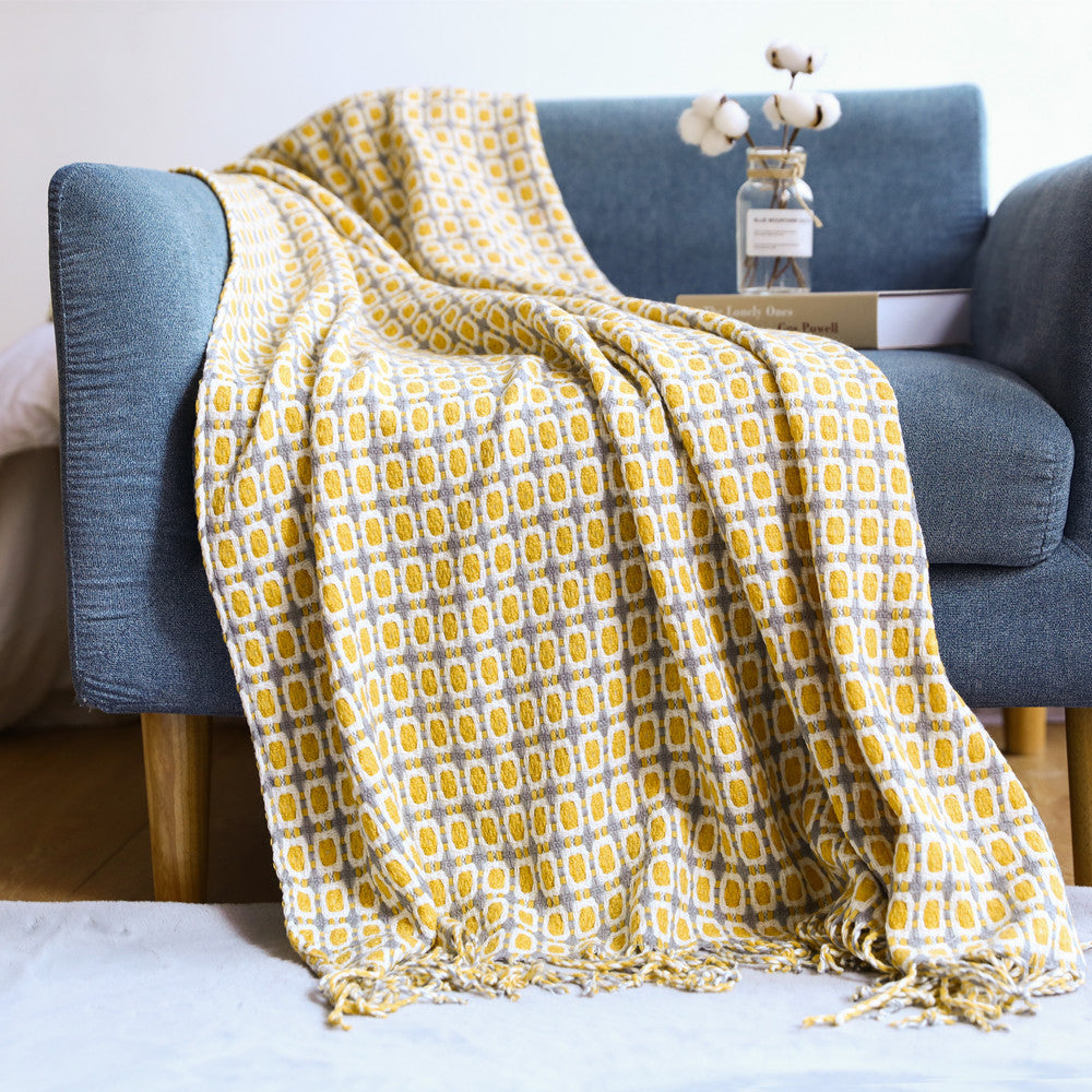 Stylish Houndstooth Pattern Scarf