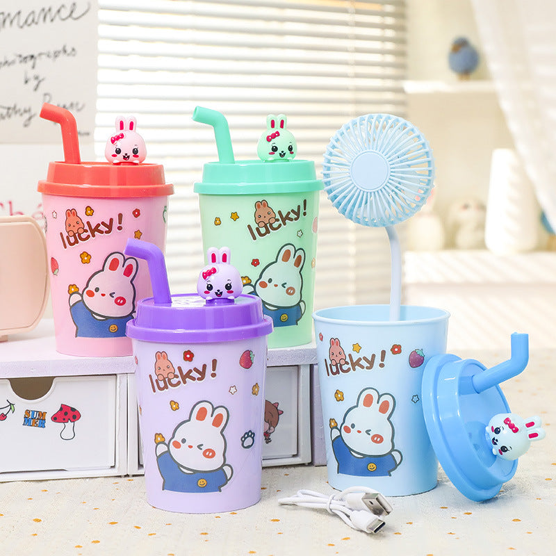Women’s drinking cup with integrated straw and playful animal design Stornfield