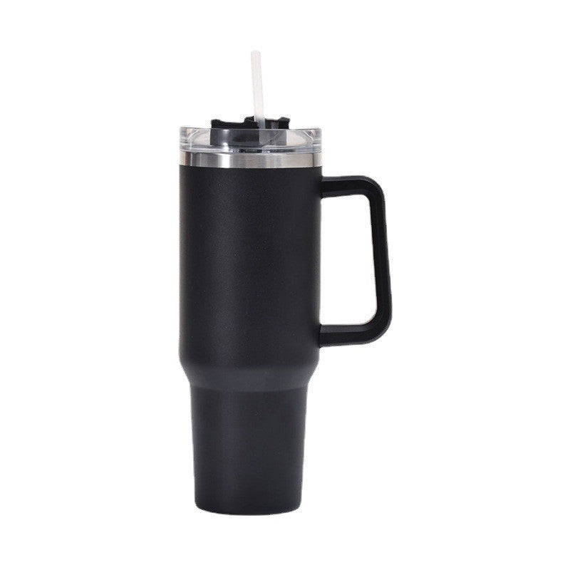 Women's insulated cup with straw and ergonomic handle Stornfield