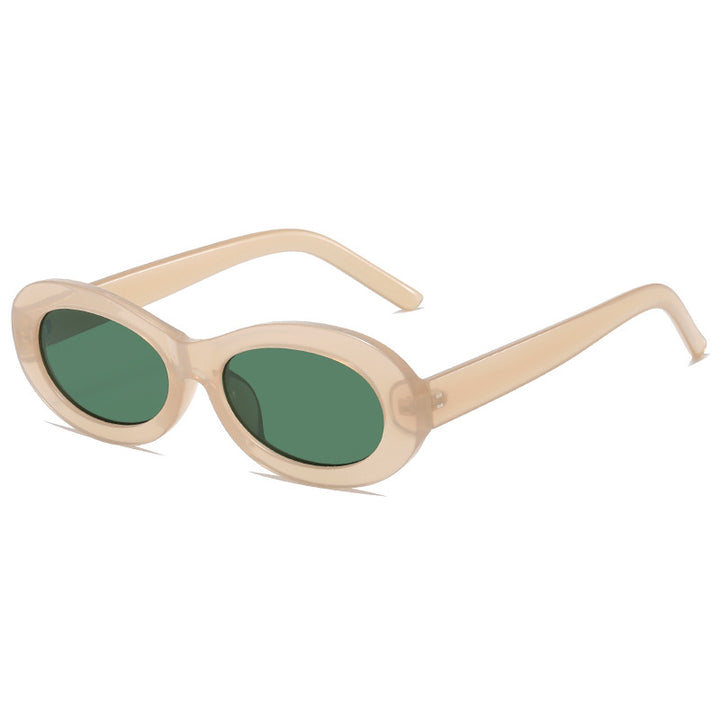 Women’s fashionable oval sunglasses with UV protection and innovative design Stornfield