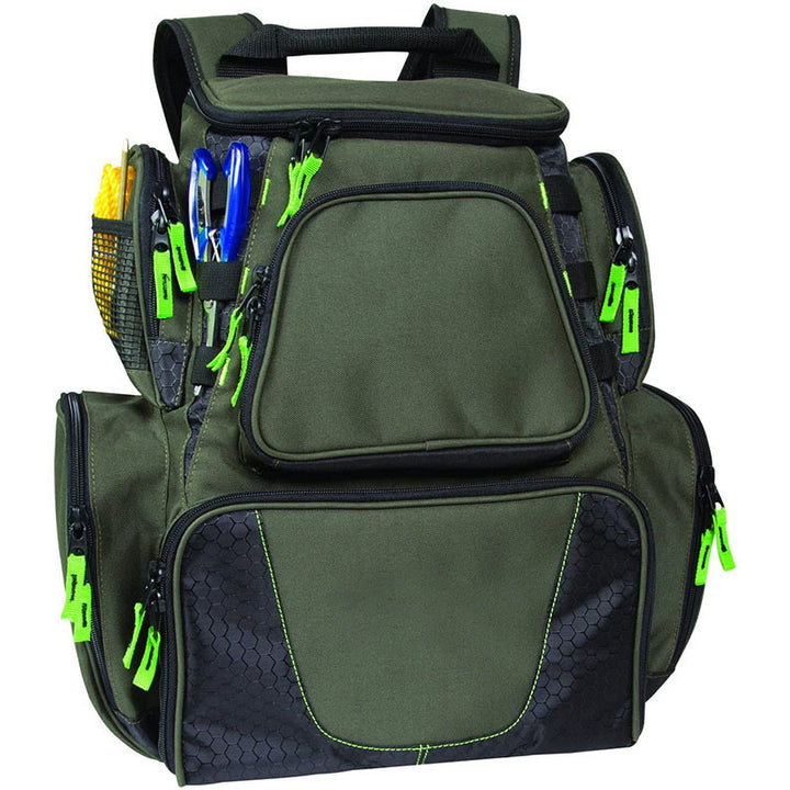 Multi-Compartment Fishing Gear Storage Backpack Stornfield