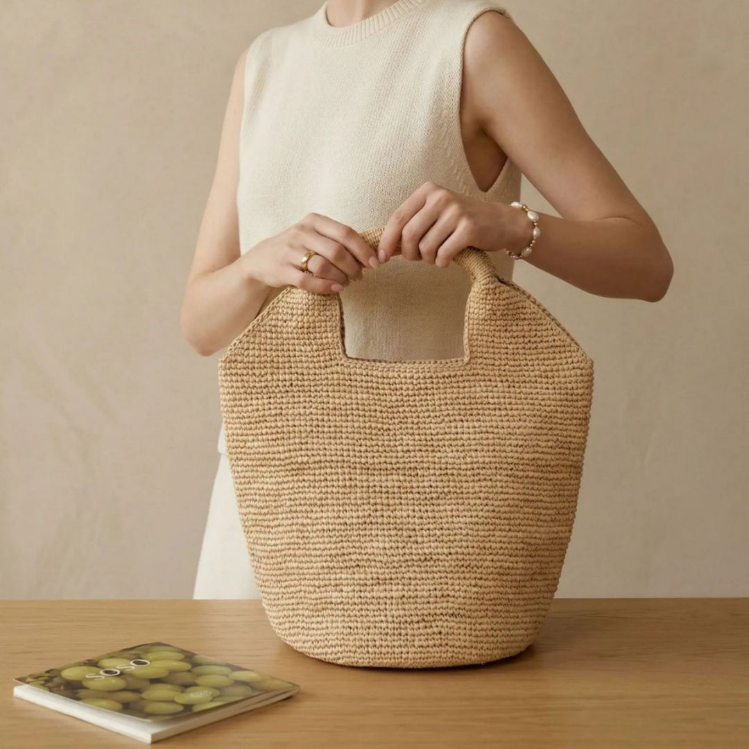 Handcrafted straw bag Stornfield