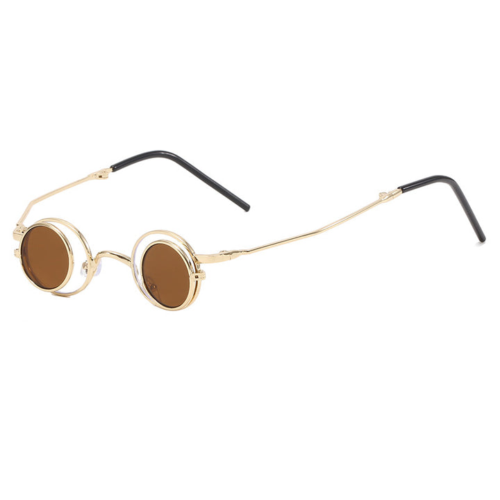 Women's Fashion Round Sunglasses with Elegant Metal Frame Stornfield
