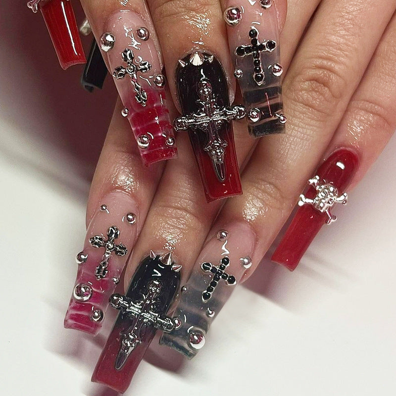 Creative Nail Art Set with Gothic Design Stornfield