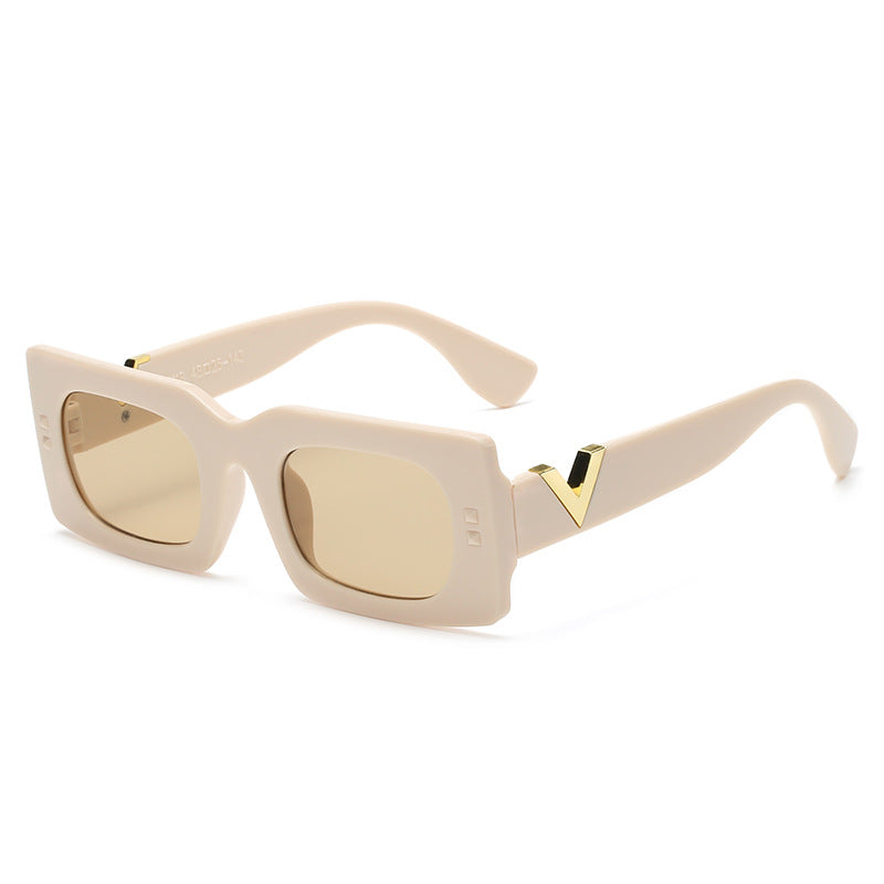 Women's oversized sunglasses with animal print Stornfield