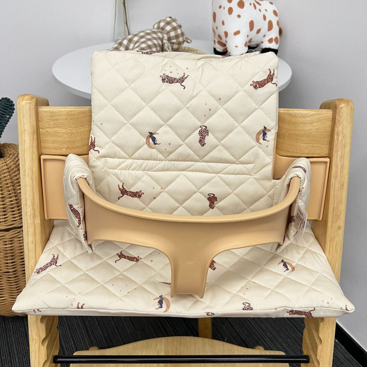 Quilted High Chair Seat Liner Cushion