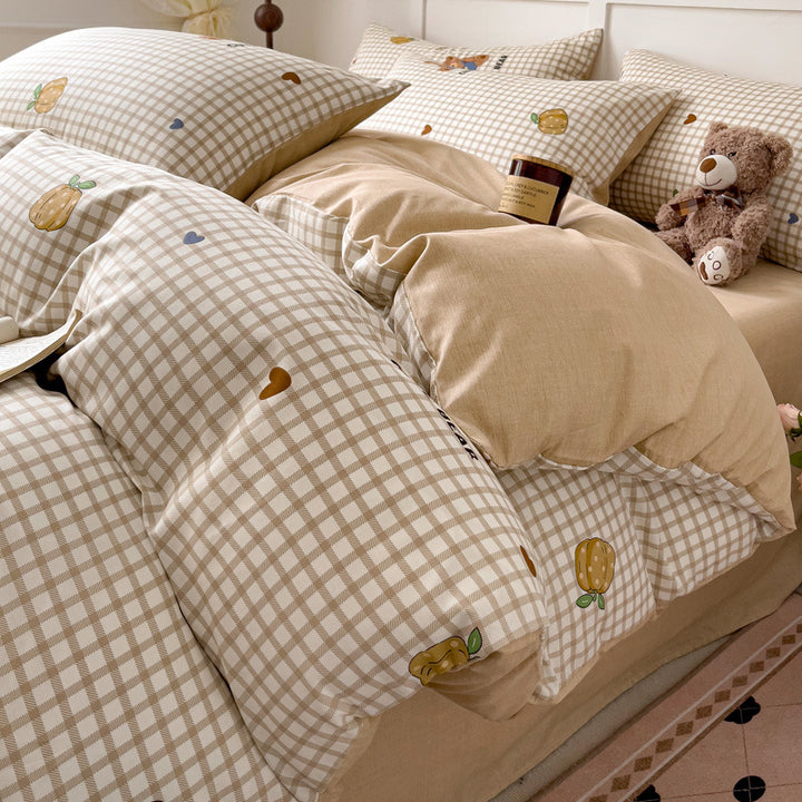 Elegant Textured Bed Linen Set