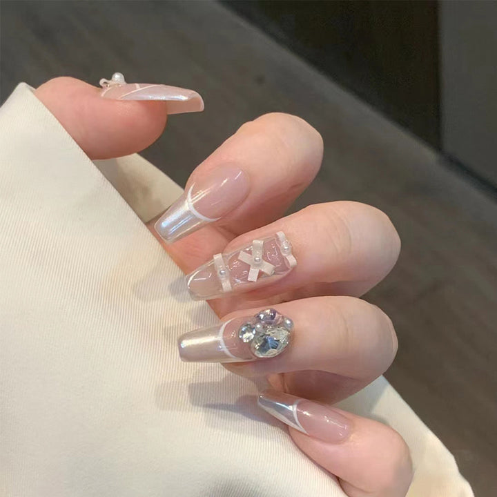 Decorative Press-On Nail Art Set Stornfield