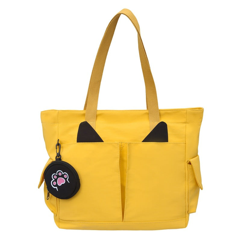 Playful Cat Ear Design Tote Bag Stornfield