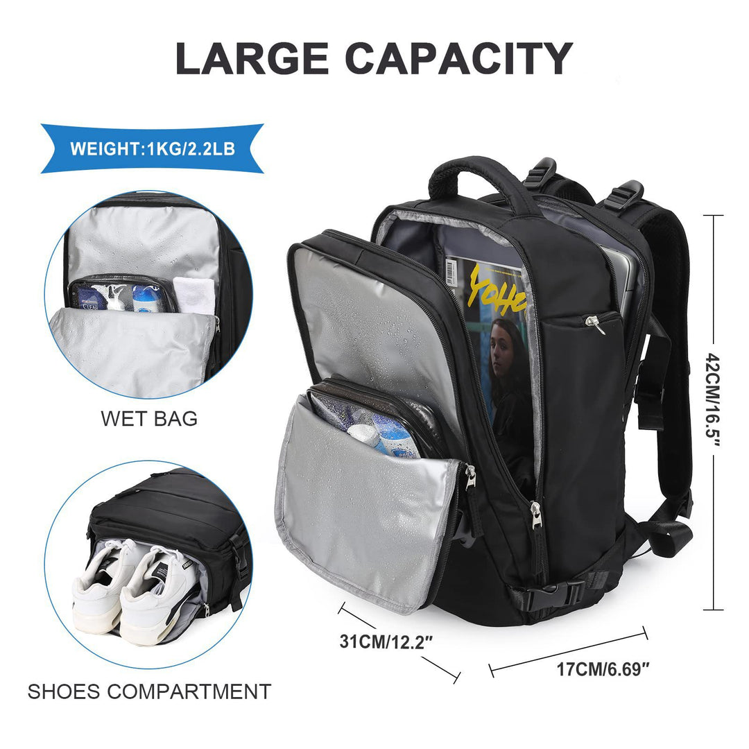 Versatile Travel Backpack with USB Charging Port Stornfield