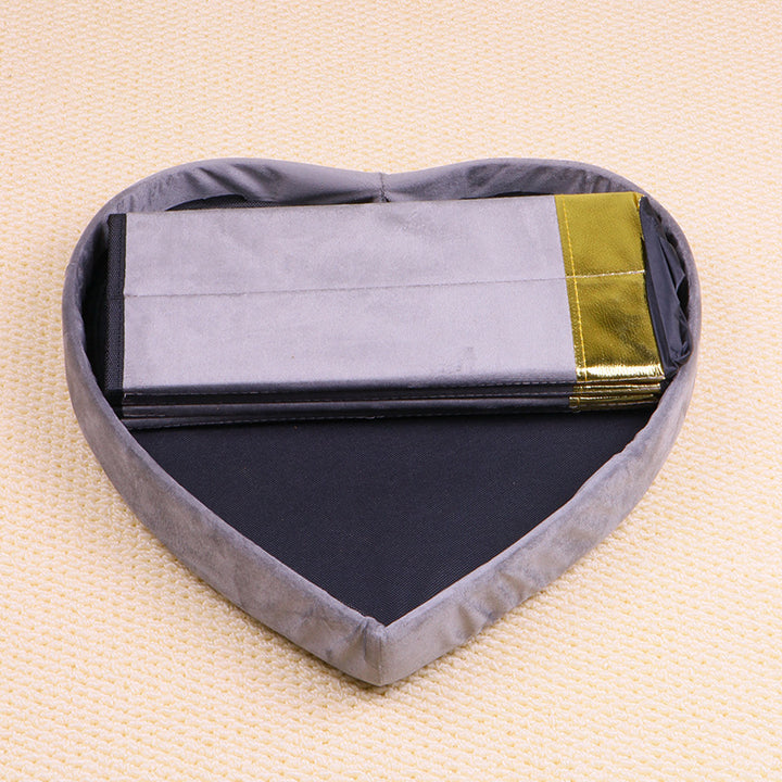 Stylish Heart-Shaped Storage Ottoman Stornfield