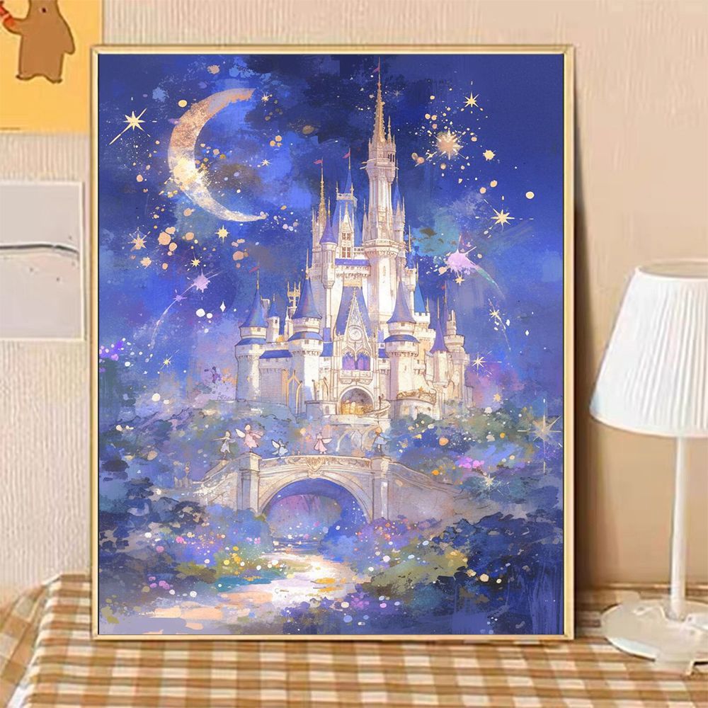 Enchanted Castle Landscape Canvas Art Stornfield