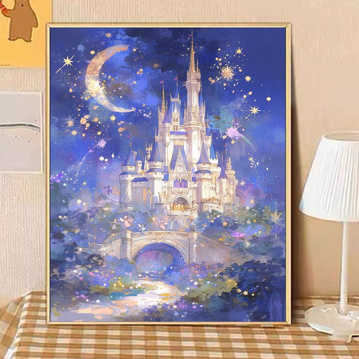 Enchanted Castle Landscape Canvas Art Stornfield