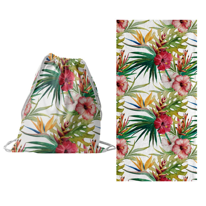 Multifunctional beach set with tote bag and towel Stornfield