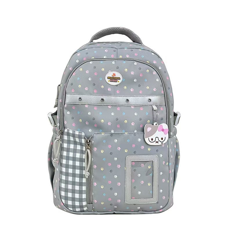 Multi-Pocket Patterned Backpack Stornfield