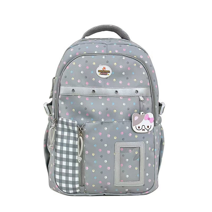 Multi-Pocket Patterned Backpack Stornfield