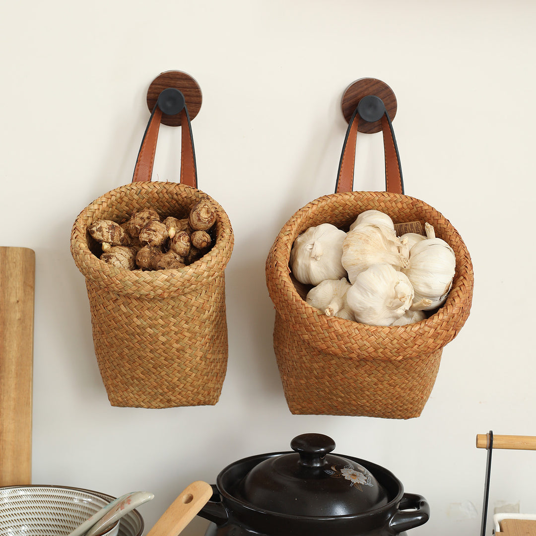 Unisex Handwoven Decorative Basket with Practical Handles Stornfield