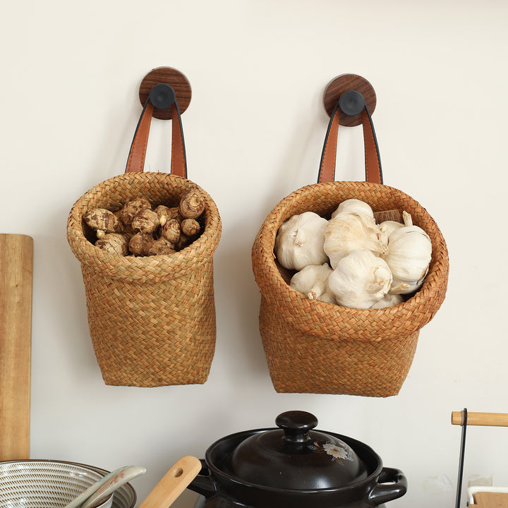 Unisex Handwoven Decorative Basket with Practical Handles Stornfield