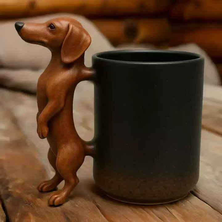 Coffee mug with dachshund handle Stornfield