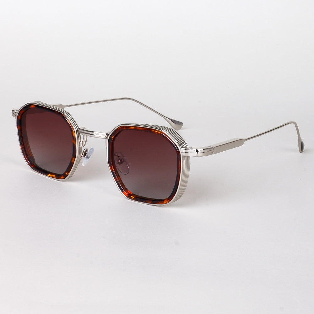 Ladies stylish sunglasses in modern octagonal design with high-quality polarized lenses Stornfield