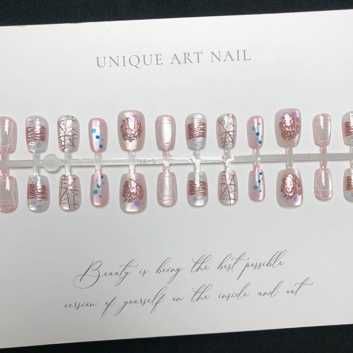 Elegant Ombre Art Press-On Nails