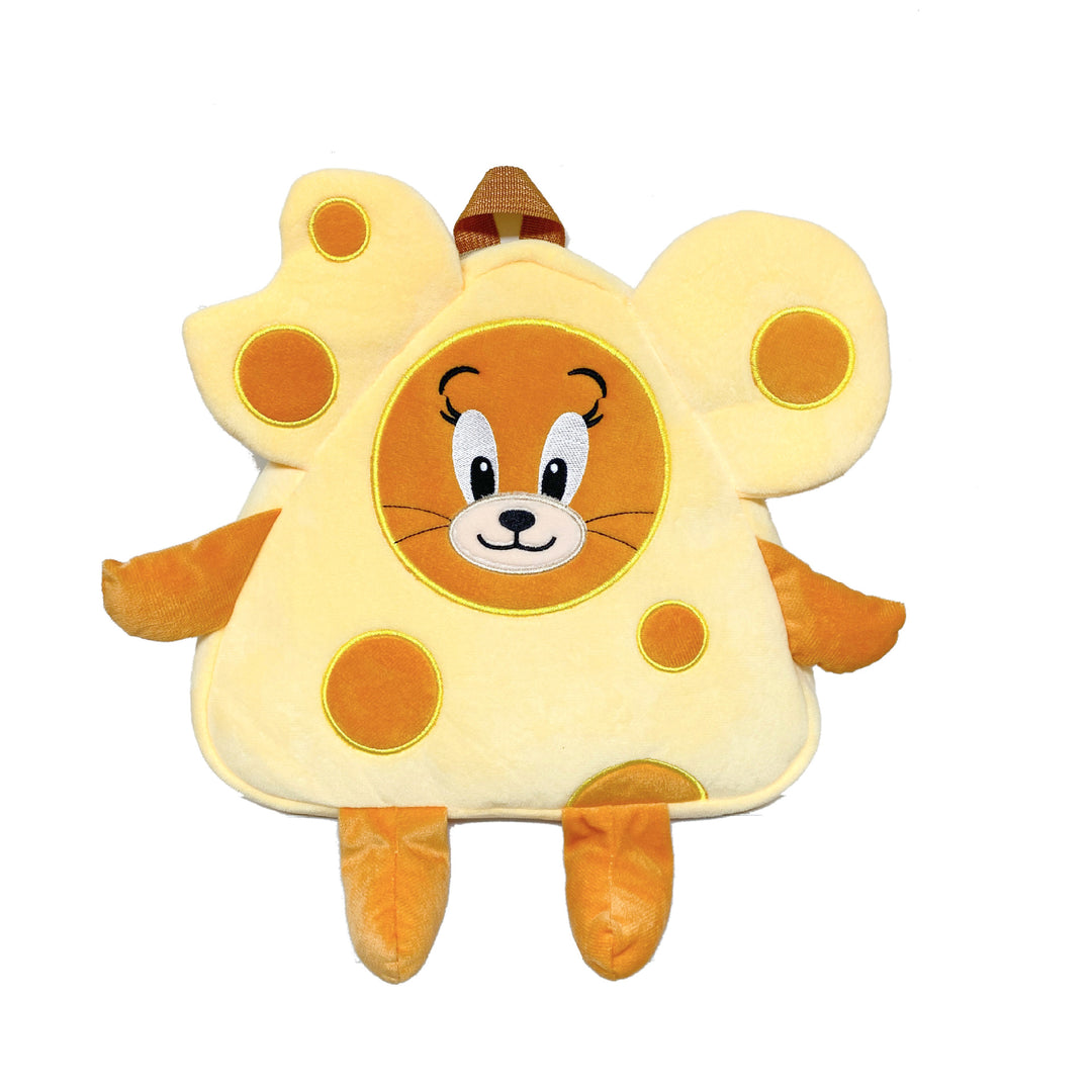 Plush Backpack in Cheese Design Stornfield