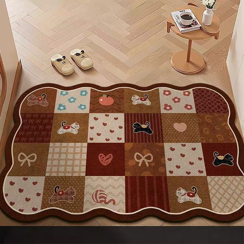 Playful Cat-Themed Area Mat