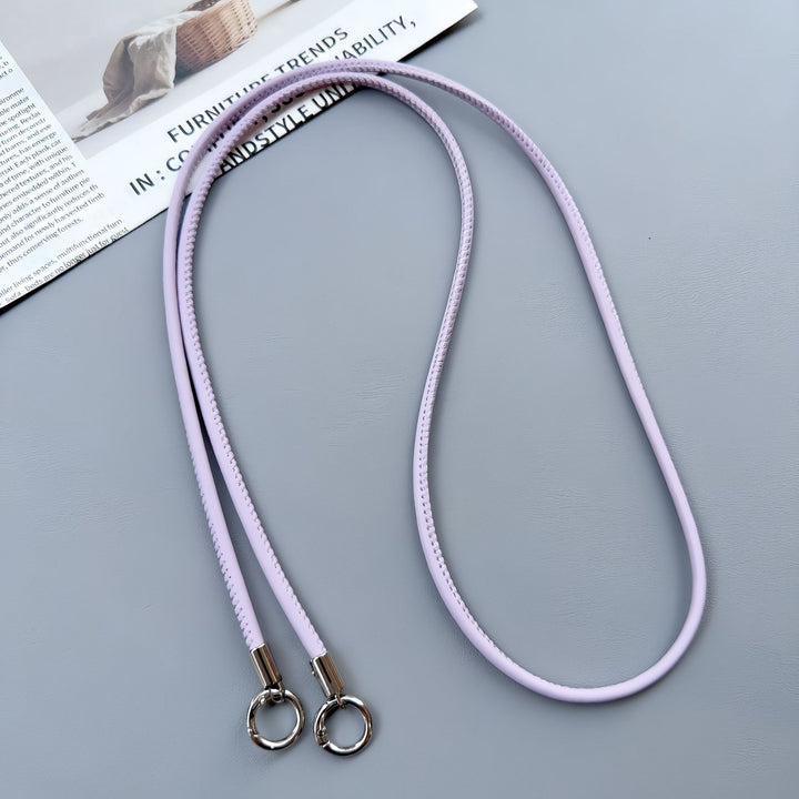 Premium Double-Ring Leather Lanyard Stornfield
