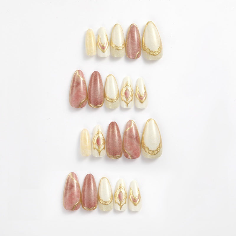 Acrylic nails in modern layered look Stornfield